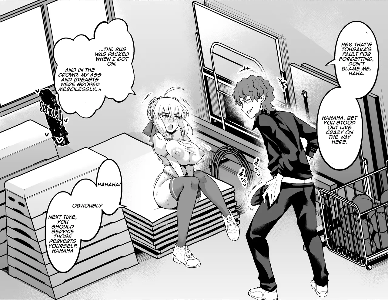 Hentai Manga Comic-Shinji, the Stud, has Wild Sex with Saber and the Others-Read-122